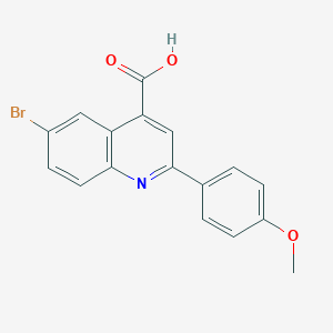 6-Bromo-2-(4-methoxyphenyl)quinoline-4-carboxylic acid