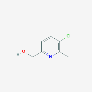 molecular formula C7H8ClNO B179654 (5-Chloro-6-methylpyridin-2-yl)methanol CAS No. 137778-09-7