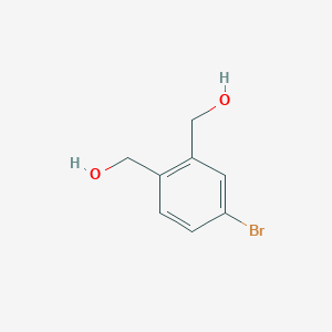 molecular formula C8H9BrO2 B179665 (4-bromo-1,2-phenylene)dimethanol CAS No. 171011-37-3