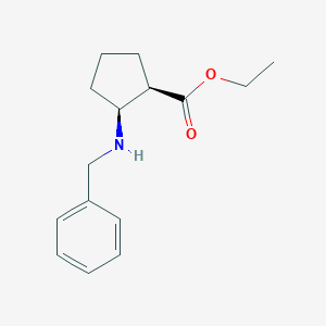 cis-Ethyl 2-(benzylamino)cyclopentanecarboxylate