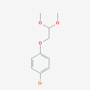 molecular formula C10H13BrO3 B179670 1-Bromo-4-(2,2-dimethoxyethoxy)benzene CAS No. 129969-69-3