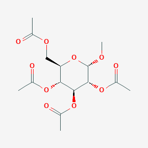 molecular formula C15H22O10 B017968 alpha-D-Glucopyranoside methyl tetraacetate CAS No. 604-70-6