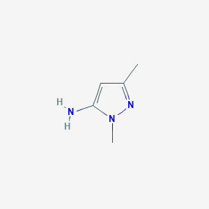 molecular formula C5H9N3 B017969 5-氨基-1,3-二甲基吡唑 CAS No. 3524-32-1