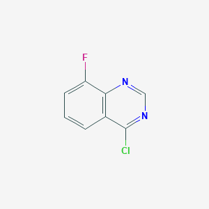 molecular formula C8H4ClFN2 B179695 4-Chloro-8-fluoroquinazoline CAS No. 124429-27-2
