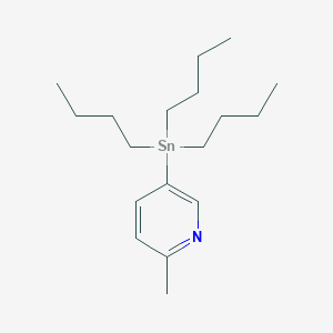 molecular formula C18H33NSn B179701 2-Methyl-5-(tributylstannyl)pyridine CAS No. 167556-64-1