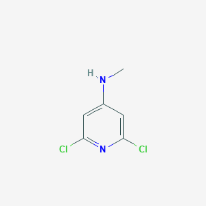 molecular formula C6H6Cl2N2 B179702 2,6-Dichloro-N-methylpyridin-4-amine CAS No. 175461-33-3