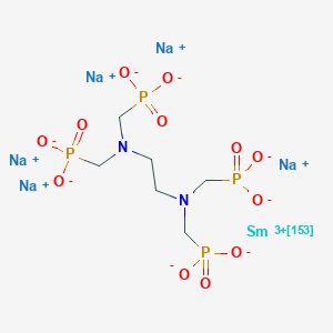 molecular formula C6H12N2Na5O12P4Sm B179703 钐 SM-153 雷昔多胺五钠 CAS No. 160369-78-8