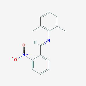 molecular formula C15H14N2O2 B179707 N-(2-Nitrobenzylidene)-2,6-dimethylaniline CAS No. 109772-86-3