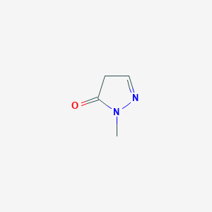 molecular formula C4H6N2O B179710 1-甲基-1H-吡唑-5(4H)-酮 CAS No. 10234-66-9