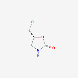 molecular formula C4H6ClNO2 B179711 (5R)-5-(氯甲基)-1,3-噁唑烷-2-酮 CAS No. 169048-79-7