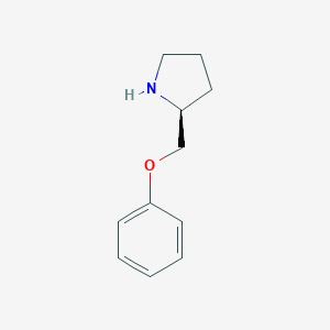 molecular formula C11H15NO B179720 (S)-2-(phenoxymethyl)pyrrolidine CAS No. 174213-76-4
