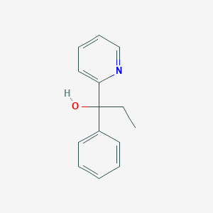molecular formula C14H15NO B179721 1-Phenyl-1-pyridin-2-ylpropan-1-ol CAS No. 52100-47-7
