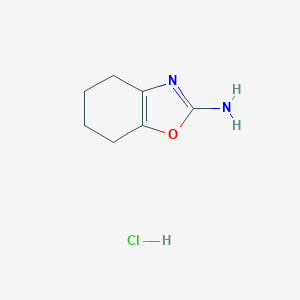 molecular formula C7H11ClN2O B179722 4,5,6,7-Tetrahydrobenzo[D]oxazol-2-amine hydrochloride CAS No. 16167-46-7