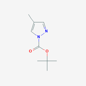 molecular formula C9H14N2O2 B179728 tert-butyl 4-methyl-1H-pyrazole-1-carboxylate CAS No. 121669-69-0
