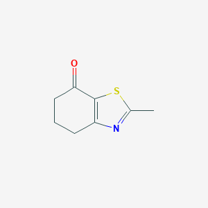 molecular formula C8H9NOS B179741 2-Methyl-4,5,6,7-tetrahydro-1,3-benzothiazol-7-one CAS No. 17583-14-1