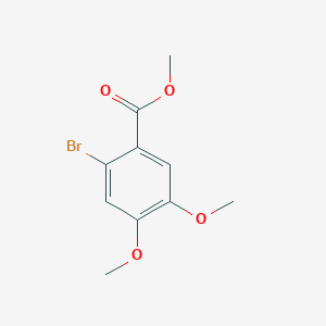molecular formula C10H11BrO4 B179742 Methyl 2-bromo-4,5-dimethoxybenzoate CAS No. 17667-32-2