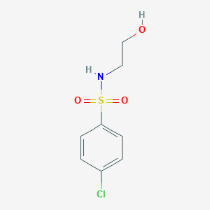 molecular formula C8H10ClNO3S B179744 4-Chloro-n-(2-hydroxyethyl)benzenesulfonamide CAS No. 6419-69-8