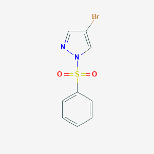 molecular formula C9H7BrN2O2S B179746 4-Bromo-1-(phenylsulfonyl)pyrazole CAS No. 121358-73-4