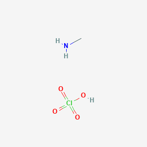 molecular formula CH6ClNO4 B179757 Methanamine;perchloric acid CAS No. 15875-44-2