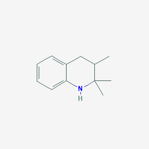 molecular formula C12H17N B179764 2,2,3-trimethyl-3,4-dihydro-1H-quinoline CAS No. 179898-88-5