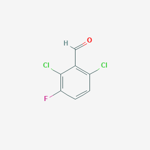 molecular formula C7H3Cl2FO B179773 2,6-Dichloro-3-fluorobenzaldehyde CAS No. 178813-77-9