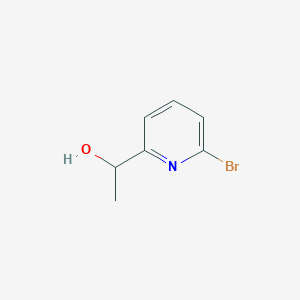 molecular formula C7H8BrNO B179776 1-(6-溴吡啶-2-基)乙醇 CAS No. 139163-56-7