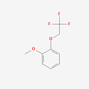 molecular formula C9H9F3O2 B179778 1-Methoxy-2-(2,2,2-trifluoroethoxy)benzene CAS No. 106854-74-4