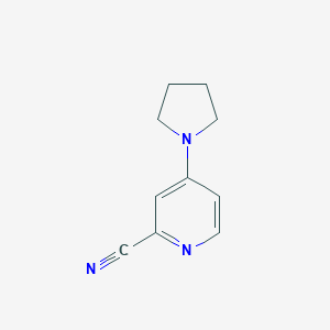 4-(Pyrrolidin-1-yl)pyridine-2-carbonitrile