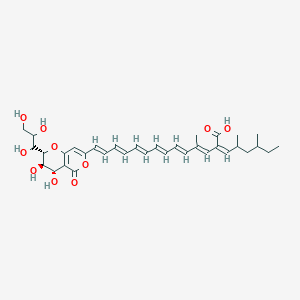 molecular formula C34H44O10 B179784 Orevactaene CAS No. 197631-20-2