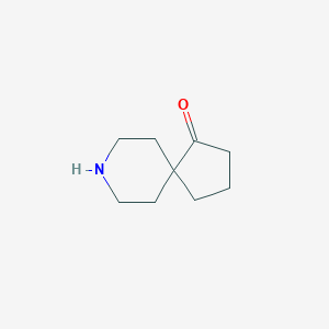 molecular formula C9H15NO B179795 8-氮杂螺[4.5]癸-1-酮 CAS No. 198133-82-3