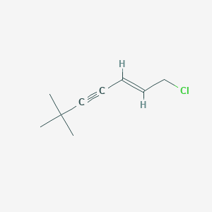 molecular formula C9H13Cl B017981 1-Chloro-6,6-dimethyl-2-hepten-4-yne CAS No. 126764-17-8