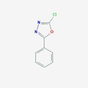 molecular formula C8H5ClN2O B179812 2-Chloro-5-phenyl-1,3,4-oxadiazole CAS No. 1483-31-4