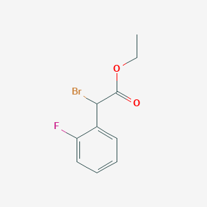 molecular formula C10H10BrFO2 B179814 Ethyl 2-bromo-2-(2-fluorophenyl)acetate CAS No. 100638-28-6