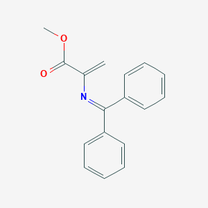Methyl 2-[(diphenylmethylidene)amino]prop-2-enoate