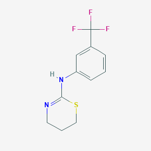(5,6-Dihydro-4H-[1,3]thiazin-2-yl)-(3-trifluoromethyl-phenyl)-amine