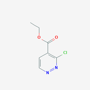 molecular formula C7H7ClN2O2 B179850 Ethyl 3-chloropyridazine-4-carboxylate CAS No. 1445-54-1