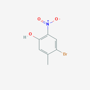 molecular formula C7H6BrNO3 B179861 4-Bromo-5-methyl-2-nitrophenol CAS No. 182500-28-3