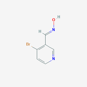 molecular formula C6H5BrN2O B179863 (E)-4-bromonicotinaldehyde oxime CAS No. 154237-69-1