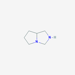 molecular formula C6H12N2 B179875 六氢-1H-吡咯并[1,2-c]咪唑 CAS No. 156171-65-2