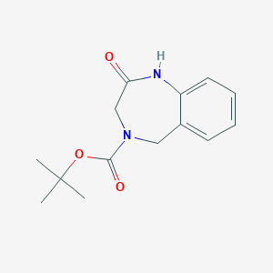 tert-Butyl 2-oxo-2,3-dihydro-1H-benzo[e][1,4]diazepine-4(5H)-carboxylate