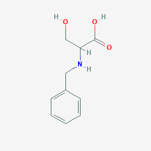 molecular formula C10H13NO3 B179881 2-(Benzylamino)-3-hydroxypropanoic acid CAS No. 106910-76-3
