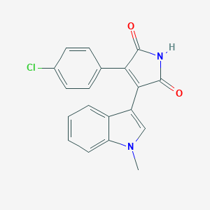3-(4-Chlorophenyl)-4-(1-methyl-1H-indol-3-YL)-1H-pyrrole-2,5-dione