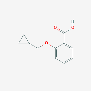 molecular formula C11H12O3 B179895 2-(Cyclopropylmethoxy)benzoic acid CAS No. 136013-76-8