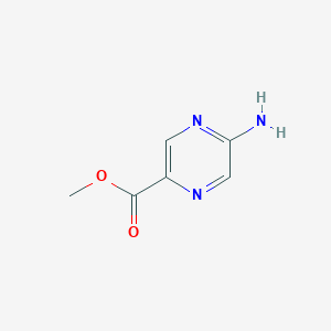 molecular formula C6H7N3O2 B017990 Methyl 5-aminopyrazine-2-carboxylate CAS No. 13924-94-2