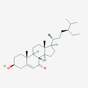 molecular formula C29H48O2 B179900 3beta-Hydroxyporiferast-5-en-7-one CAS No. 145163-97-9