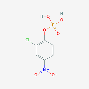 molecular formula C6H5ClNO6P B179904 2-Chloro-4-nitrophenyl dihydrogen phosphate CAS No. 14957-98-3