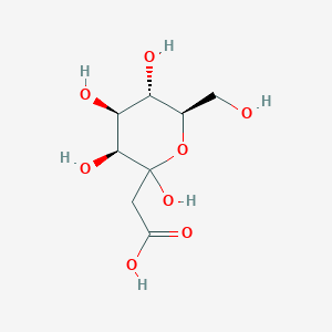 molecular formula C8H14O8 B017991 2,6-Anhydro-3-deoxy-D-glycero-D-talooctonate CAS No. 107573-28-4