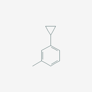 molecular formula C10H12 B179934 Benzene, 1-cyclopropyl-3-methyl- CAS No. 19714-73-9