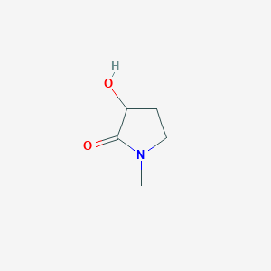 molecular formula C5H9NO2 B179939 3-Hydroxy-1-methylpyrrolidin-2-one CAS No. 132996-63-5