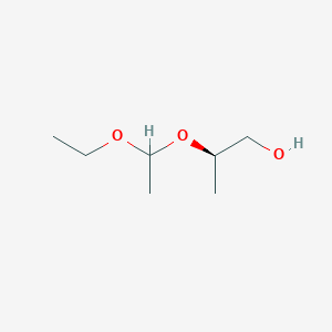 molecular formula C7H16O3 B179944 (R)-(-)-2-[(RS)-1-Ethoxyethoxy]-1-propanol CAS No. 184110-41-6